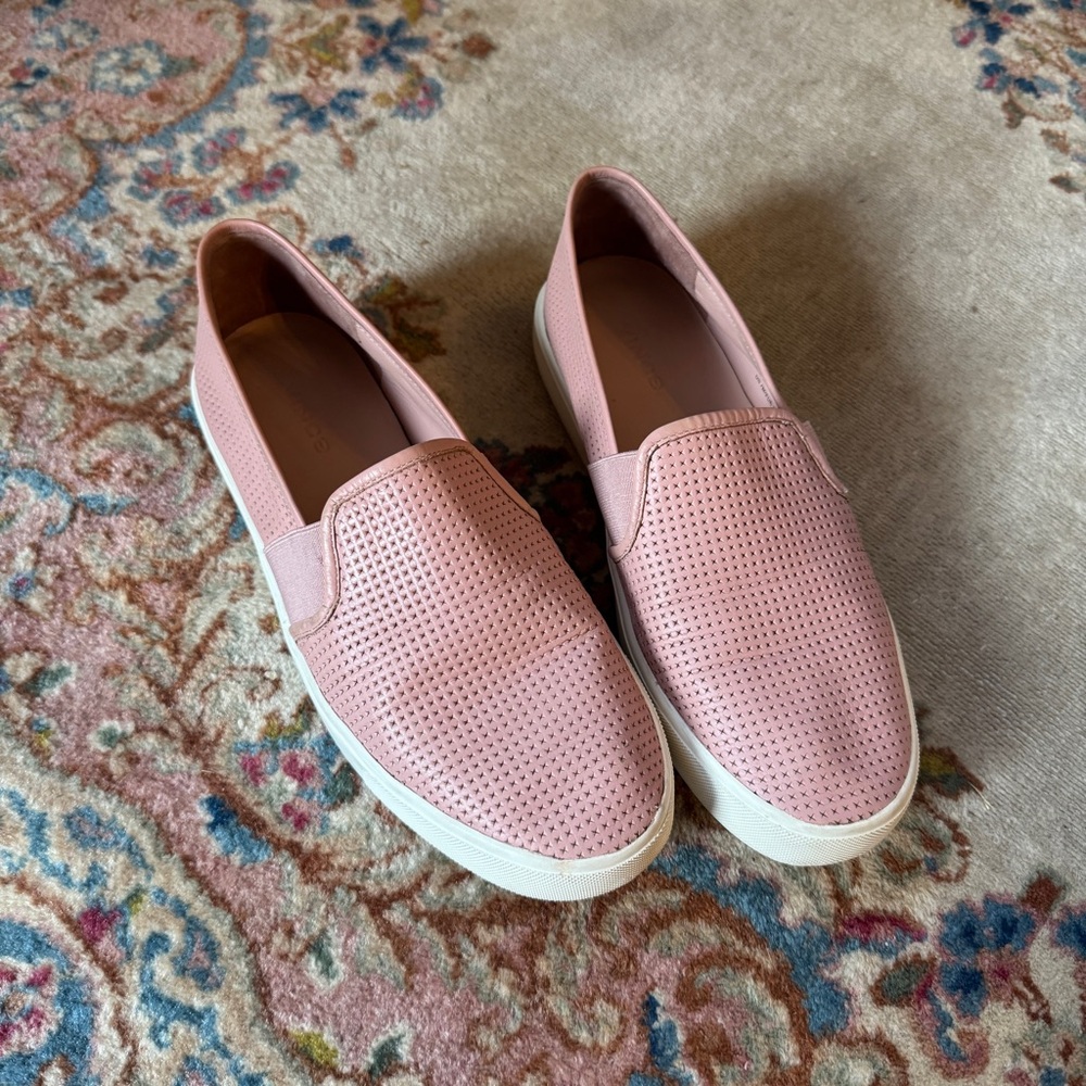 Vince Blair Leather Slip-on Sneakers